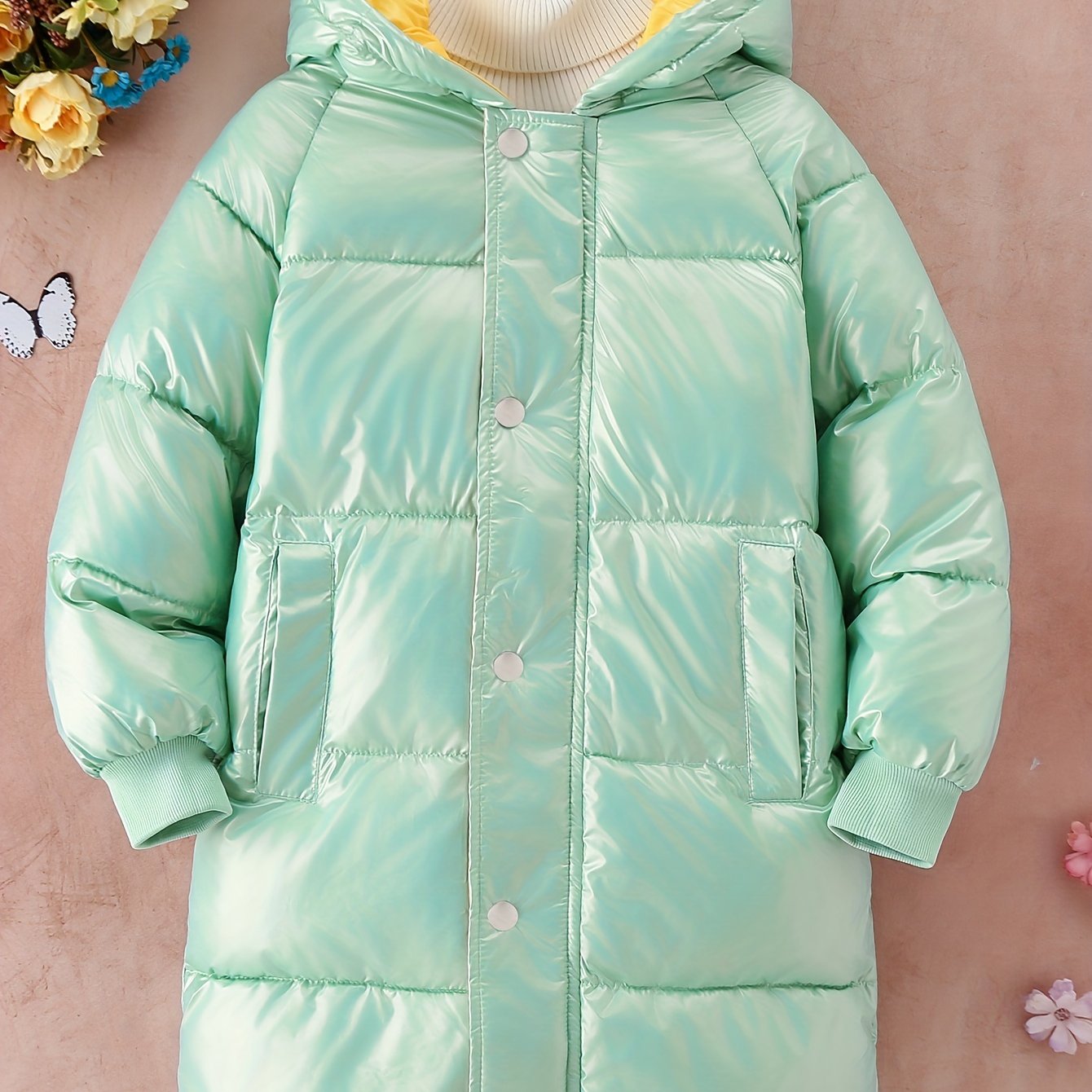 gbolsos Boys/ Girls Winter Warm Cotton-padded Hooded Coat Outdoor Snow Suit, Teen Kids Clothing For Winter/ Fall, Gift Idea