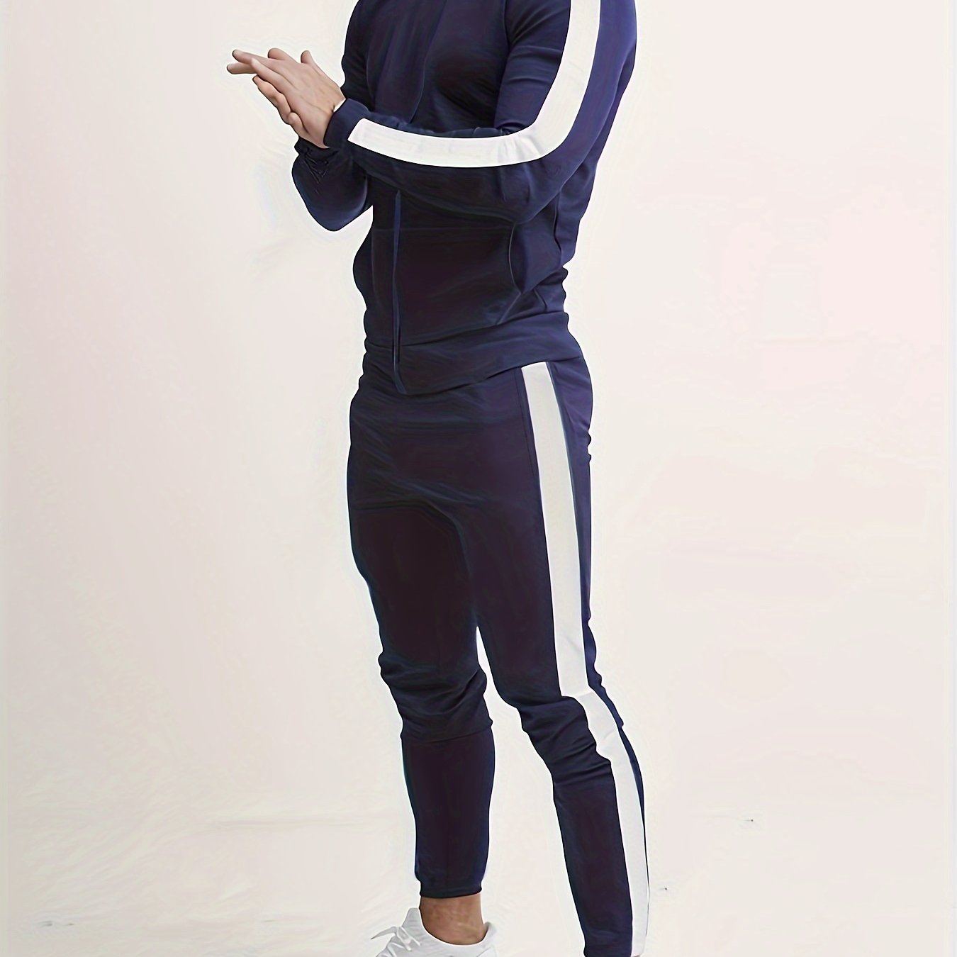 gbolsos Classic Men's Athletic 2 Piece Tracksuit Set Casual Full-Zip Sweatsuits Long Sleeve Jacket And Jogging Pants Set For Gym Workout Running