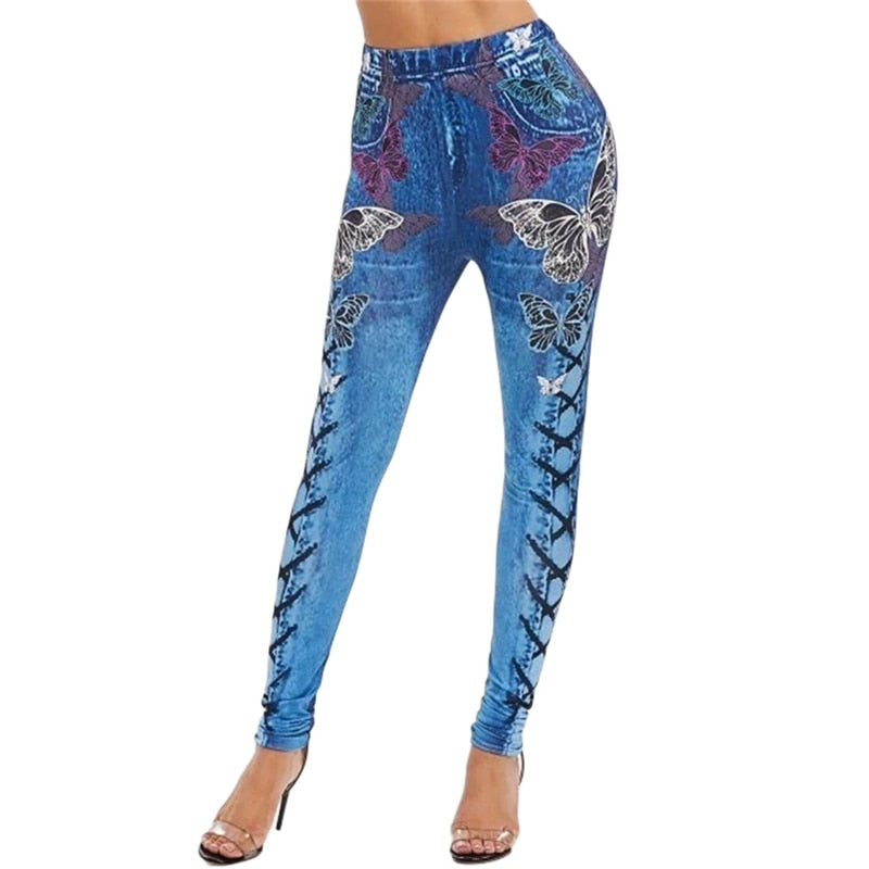 Gbolsos Ladies Leggings Clothing New Women Fashion 3D Print Causual Hip Slimming High Elastic Female Breathable Leggings