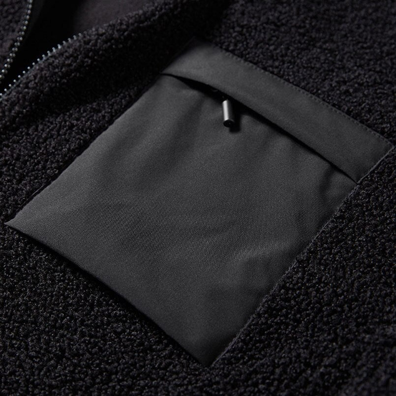 Gbolsos Unisex Lamb Wool Teddy Coat Men Women Cashmere Fleece Jacket Teen Couple Warm Clothing 2023 Boy Girls Varsity Techwear Spring