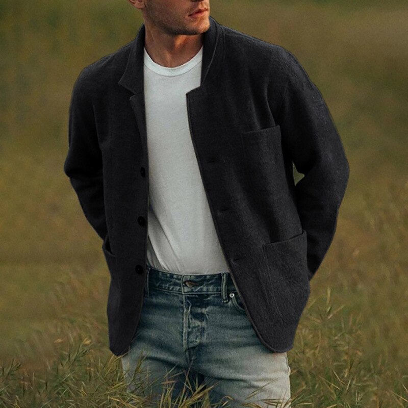 Gbolsos Mens Blazer Jacket Autumn New Jackets Coat Men Casual Slim Fit Suit Designer Jacket Fashion Streetwear Outerwear Mens Clothing