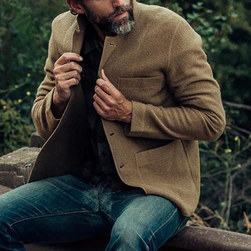 Gbolsos Mens Blazer Jacket Autumn New Jackets Coat Men Casual Slim Fit Suit Designer Jacket Fashion Streetwear Outerwear Mens Clothing