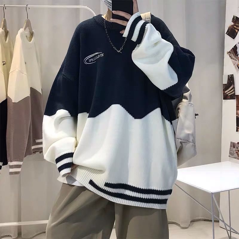 Gbolsos Popular Sweaters in Autumn and Winter for Men and Women Korean Edition Casual Loose New Knitwear Warm Trend Undercoat