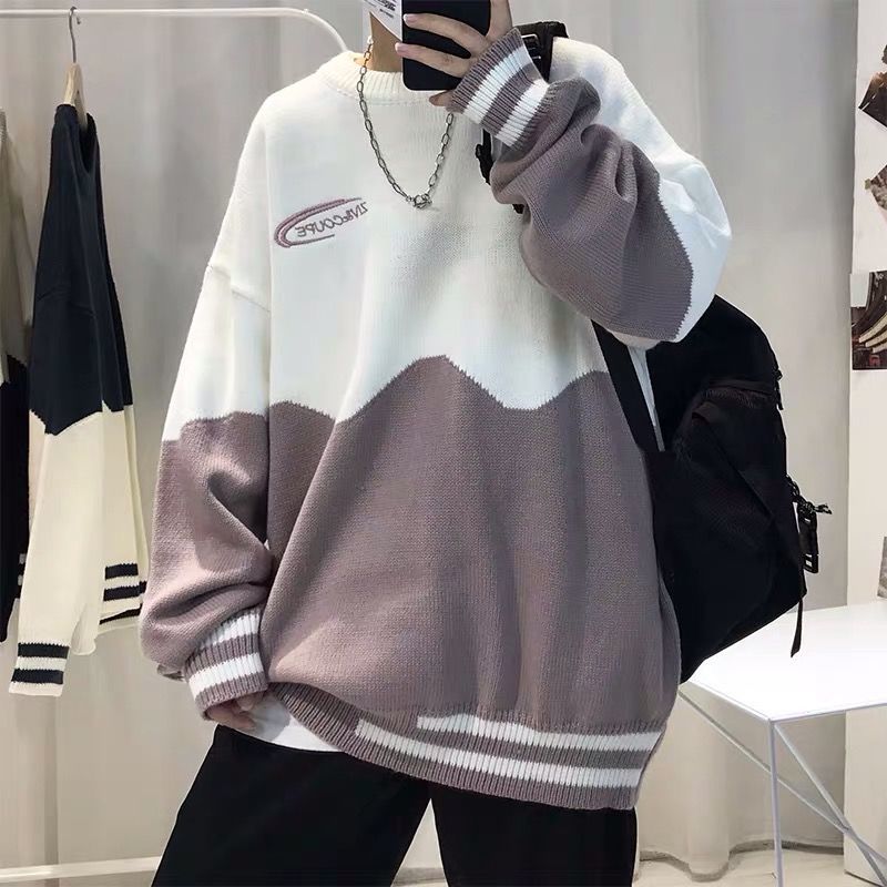 Gbolsos Popular Sweaters in Autumn and Winter for Men and Women Korean Edition Casual Loose New Knitwear Warm Trend Undercoat
