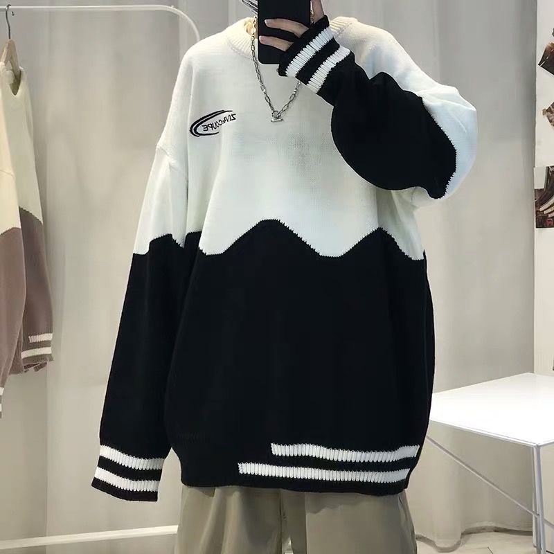 Gbolsos Popular Sweaters in Autumn and Winter for Men and Women Korean Edition Casual Loose New Knitwear Warm Trend Undercoat
