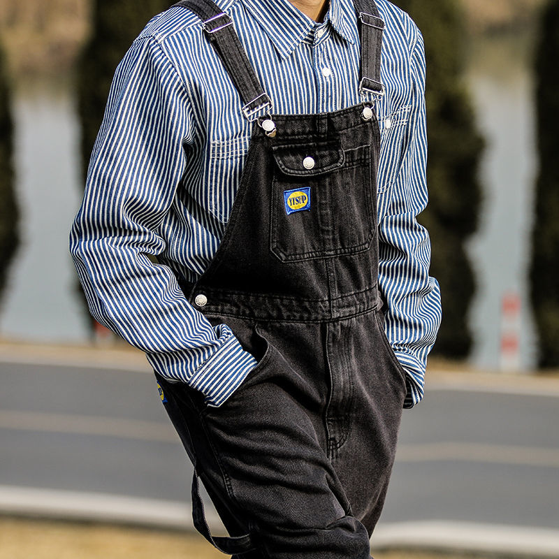 GbolsosHip Hop Men's Casual Oversize Overalls 2021 Autumn New Pants Woman Fashion Vintage Trousers Korean Style Hip Hop Pants
