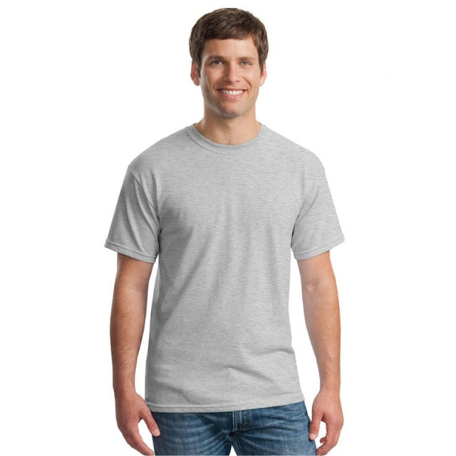 GbolsosMen's Cotton White Plain Basic T Shirt Man Black Summer Short Sleeve Casual Fashion 2021 Spring Brand loose Classic Solid XXL