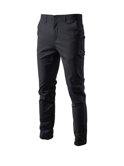 gbolsos Men's Casual Cotton Slim Pants