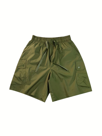 gbolsos   Men's Cargo Shorts, Summer Thin Multi-pocket Wear Casual Pants