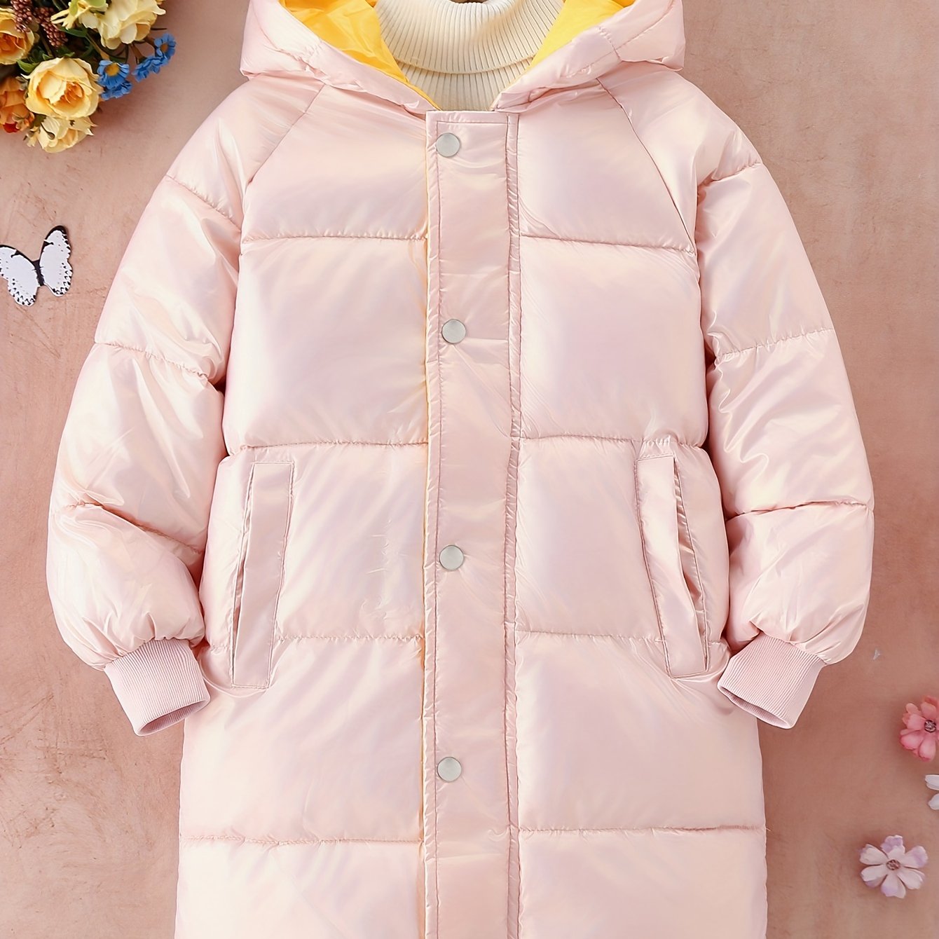 gbolsos  Boys/ Girls Winter Warm Cotton-padded Hooded Coat Outdoor Snow Suit, Teen Kids Clothing For Winter/ Fall, Gift Idea