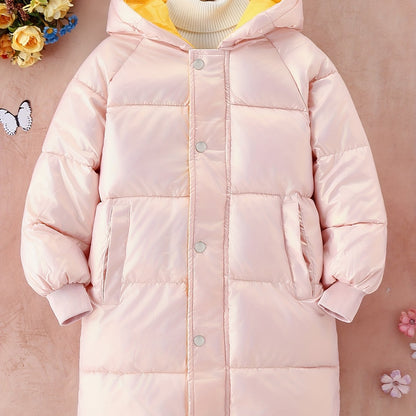 gbolsos  Boys/ Girls Winter Warm Cotton-padded Hooded Coat Outdoor Snow Suit, Teen Kids Clothing For Winter/ Fall, Gift Idea