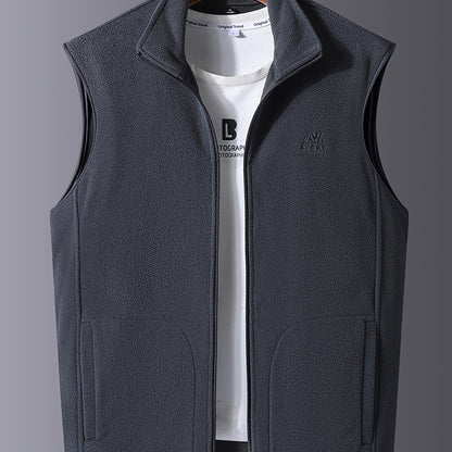 Men's Casual Warm Letter Print Vest Best Sellers