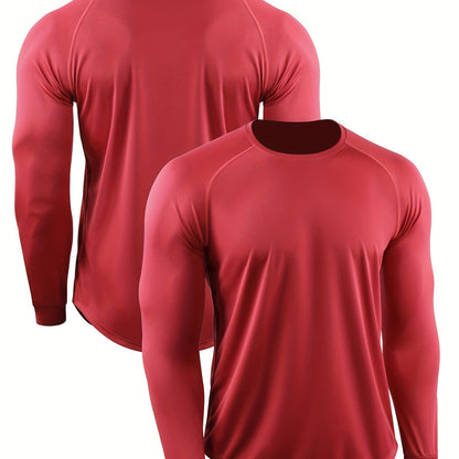 gbolsos  Autumn And Winter Muscle Training Fitness Clothes Basketball T-shirt Men's Loose Casual Sports Hooded Pullover Running Marathon Quick Dry Long Sleeve Shirt