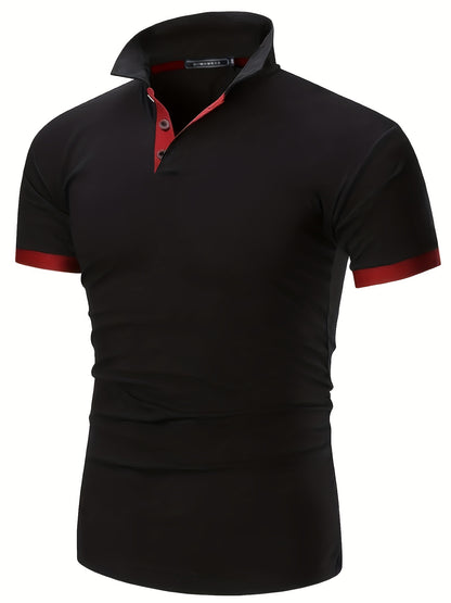 2023 New Men's Casual Short Sleeve Polo Shirts