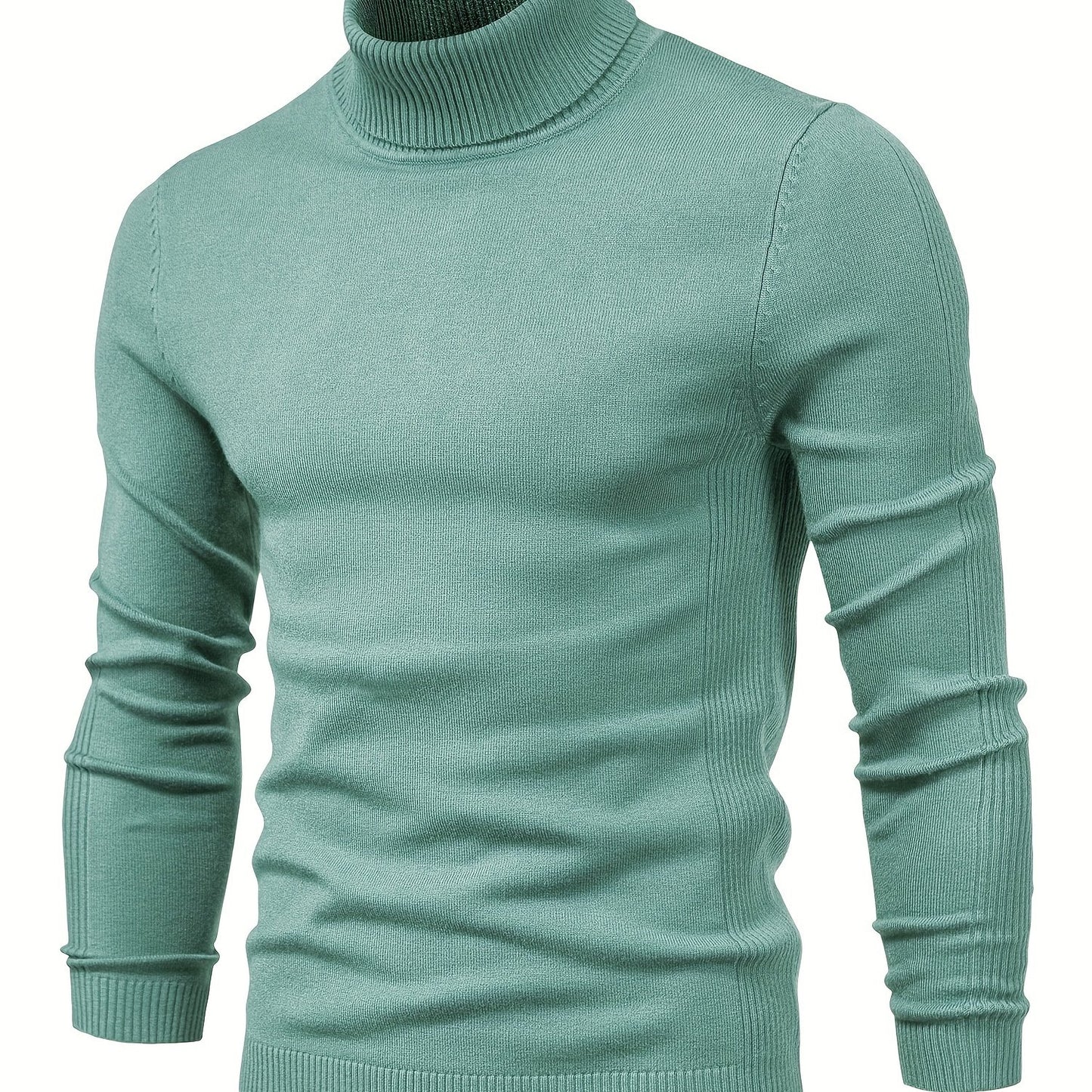 gbolsos All Match Best Sellers Autumn Winter Pullover Men Solid Turtleneck Sweaters