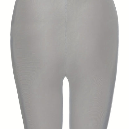 gbolsosHigh Waist Short Leggings, Slim Casual Bike Shorts, Women's Clothing