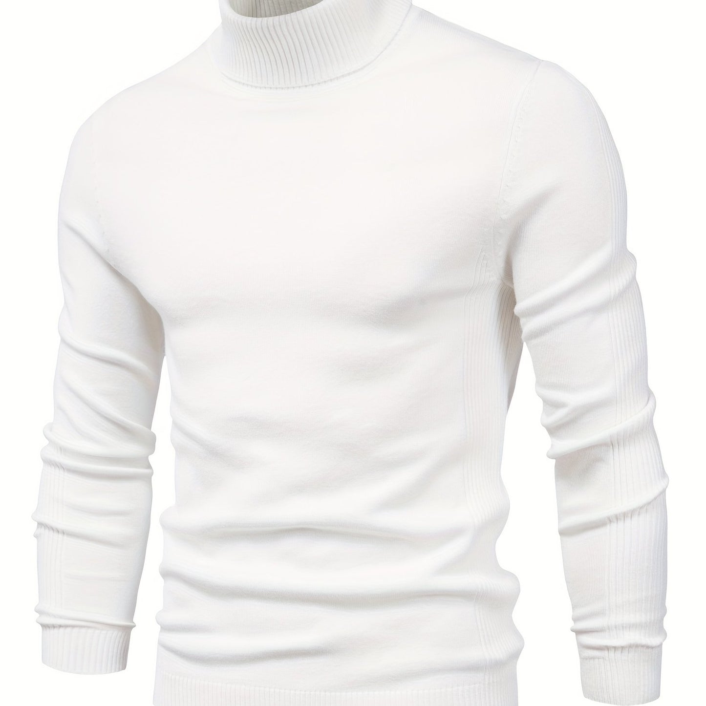 gbolsos All Match Best Sellers Autumn Winter Pullover Men Solid Turtleneck Sweaters