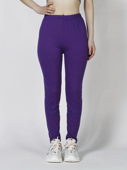 Sexy Solid Simple Leggings, Casual High Waist Elastic Fashion Bottoms Slim Leggings, Women's Clothing