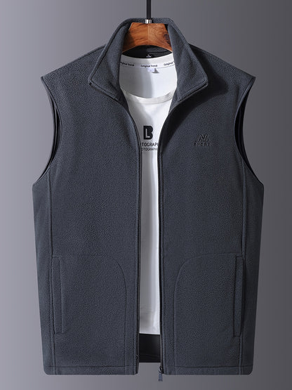 Men's Casual Warm Letter Print Vest Best Sellers