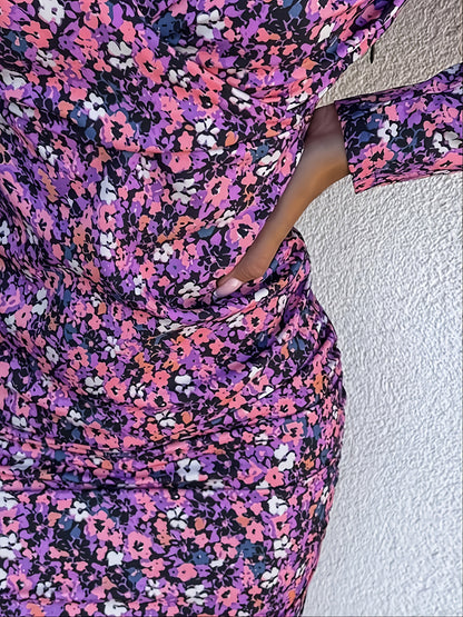 Women's Dresses Sexy Summer Women's High Waist Slim Fashion Solid Color Slim Temperament Mid-Length Dresses