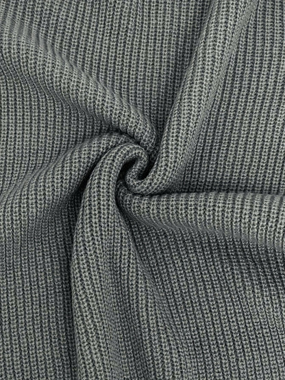 gbolsos  Solid Turtle Neck Baggy Knitted Dress, Casual Long Sleeve Dress For Fall & Winter, Women's Clothing