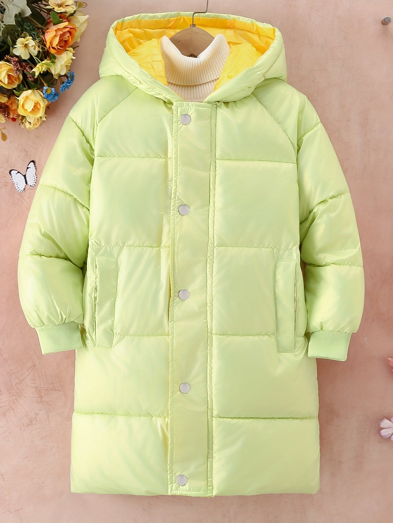 gbolsos  Boys/ Girls Winter Warm Cotton-padded Hooded Coat Outdoor Snow Suit, Teen Kids Clothing For Winter/ Fall, Gift Idea