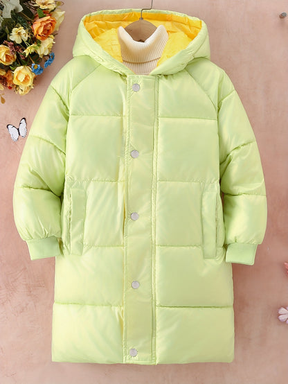 gbolsos  Boys/ Girls Winter Warm Cotton-padded Hooded Coat Outdoor Snow Suit, Teen Kids Clothing For Winter/ Fall, Gift Idea
