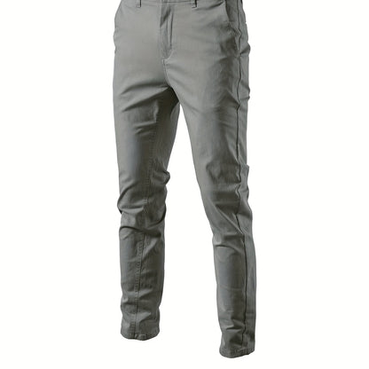gbolsos Men's Casual Cotton Slim Pants