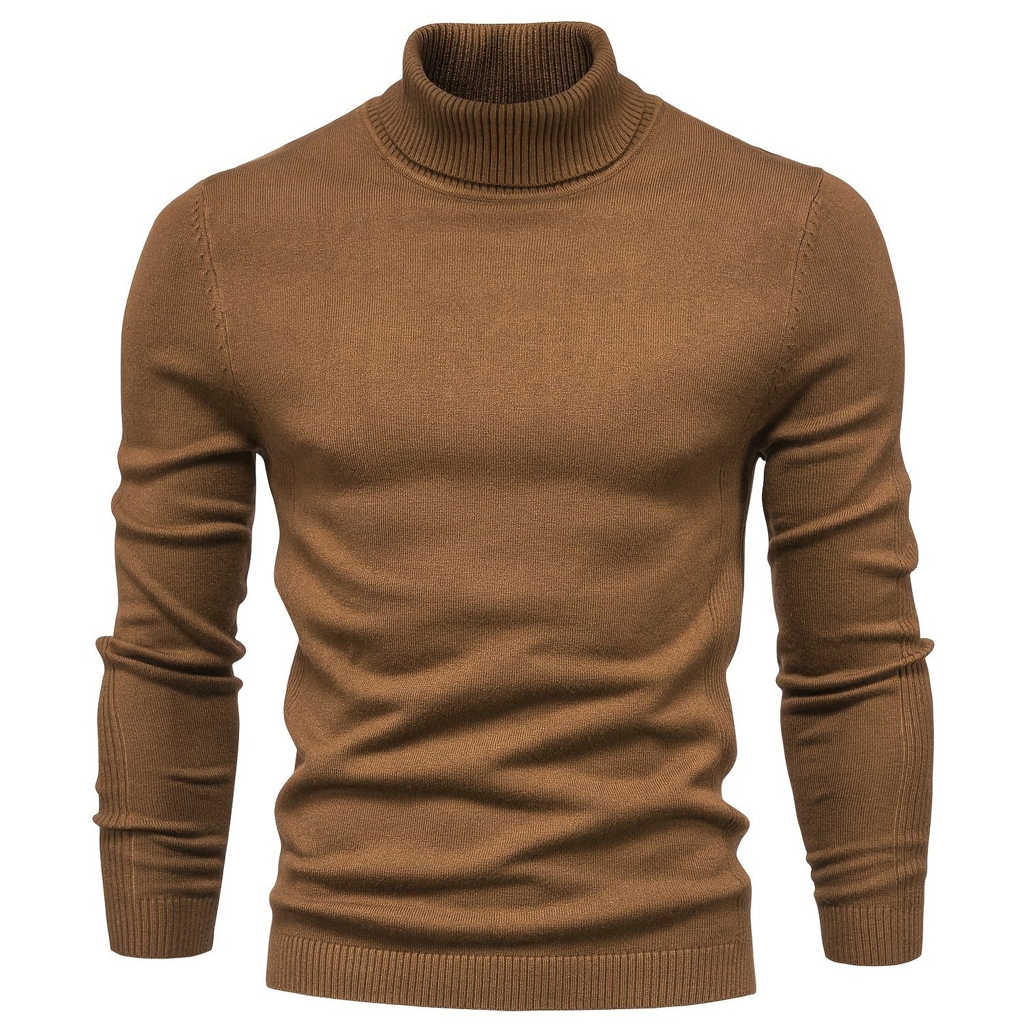 gbolsos All Match Best Sellers Autumn Winter Pullover Men Solid Turtleneck Sweaters