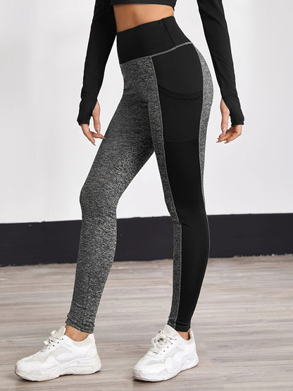 gbolsos  Women's Seamless Stitching Yoga Pants with Mesh Pockets - High Stretch & Perfect for Running, Fitness & Sports!