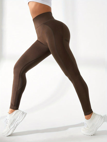 gbolsos  Seamless High Waist Yoga Tight Pants, Stretchy Running Sports Leggings, Women's Activewear