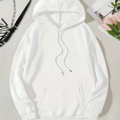 gbolsosWomen's Casual Pullover Long Sleeve Drawstring Sweatshirt With Pockets, Causal Sports Hoodie, Women's Sporty Sweatshirts