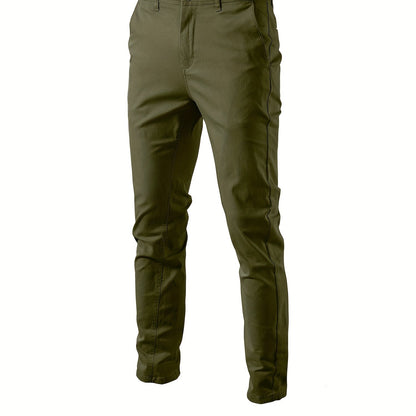 gbolsos Men's Casual Cotton Slim Pants