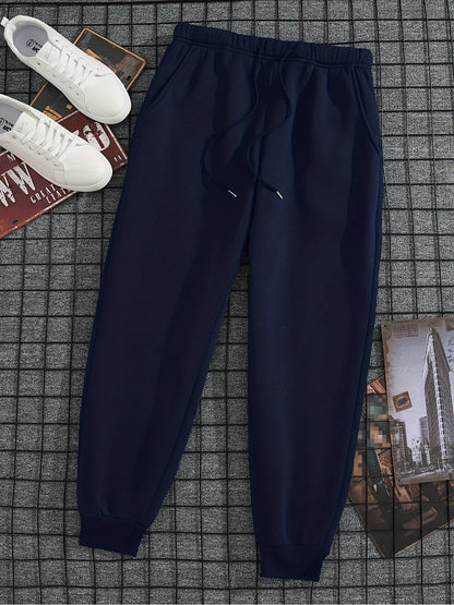 gbolsos  Men's Winter Warm Fleece Lined Pants Outdoor Sports Camping Straight Pants Hiking Pants Thicken Thermal Trousers