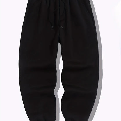 gbolsos Men's Loose Fit Joggers, Casual Stretch Knit Fabric Sweatpants Tapered Pants For All Seasons