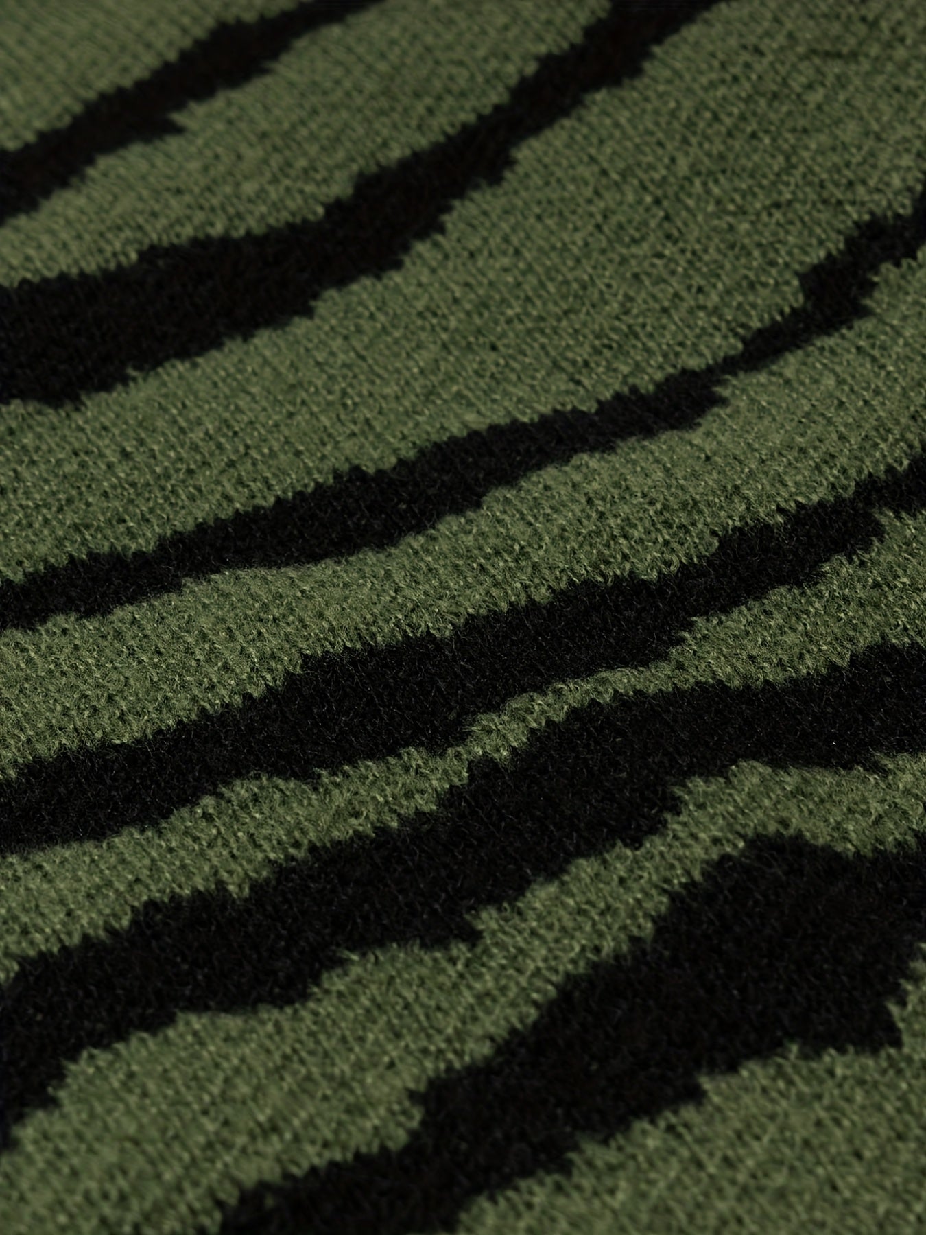 gbolsos  Hot Selling Sweater For Men, Plus Size Men's Zebra Stripe Graphic Print Knit Pullover Sweater For Spring/autumn