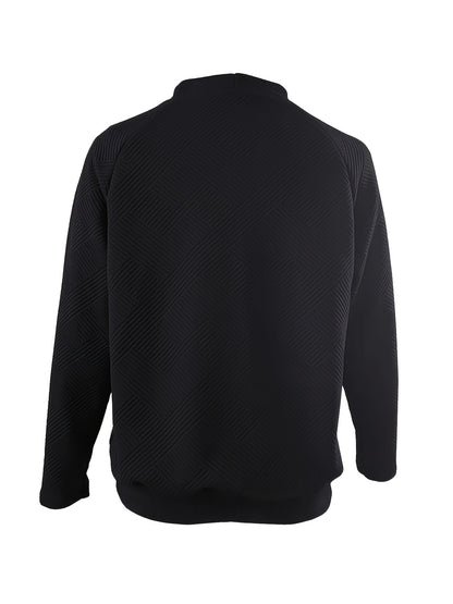 Mock Neck Drawstring Pullover Sweatshirt, Casual Long Sleeve Sweatshirt For Fall & Winter, Women's Clothing