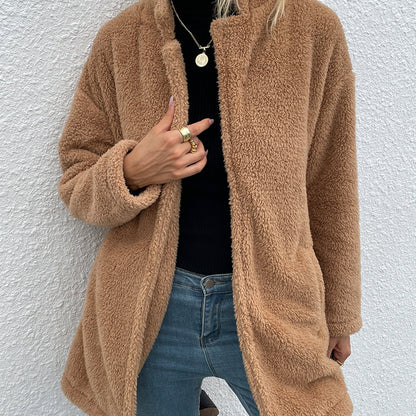 gbolsos  Women's Outwear Women's Casual Double-sided Teddy Thermal Coat