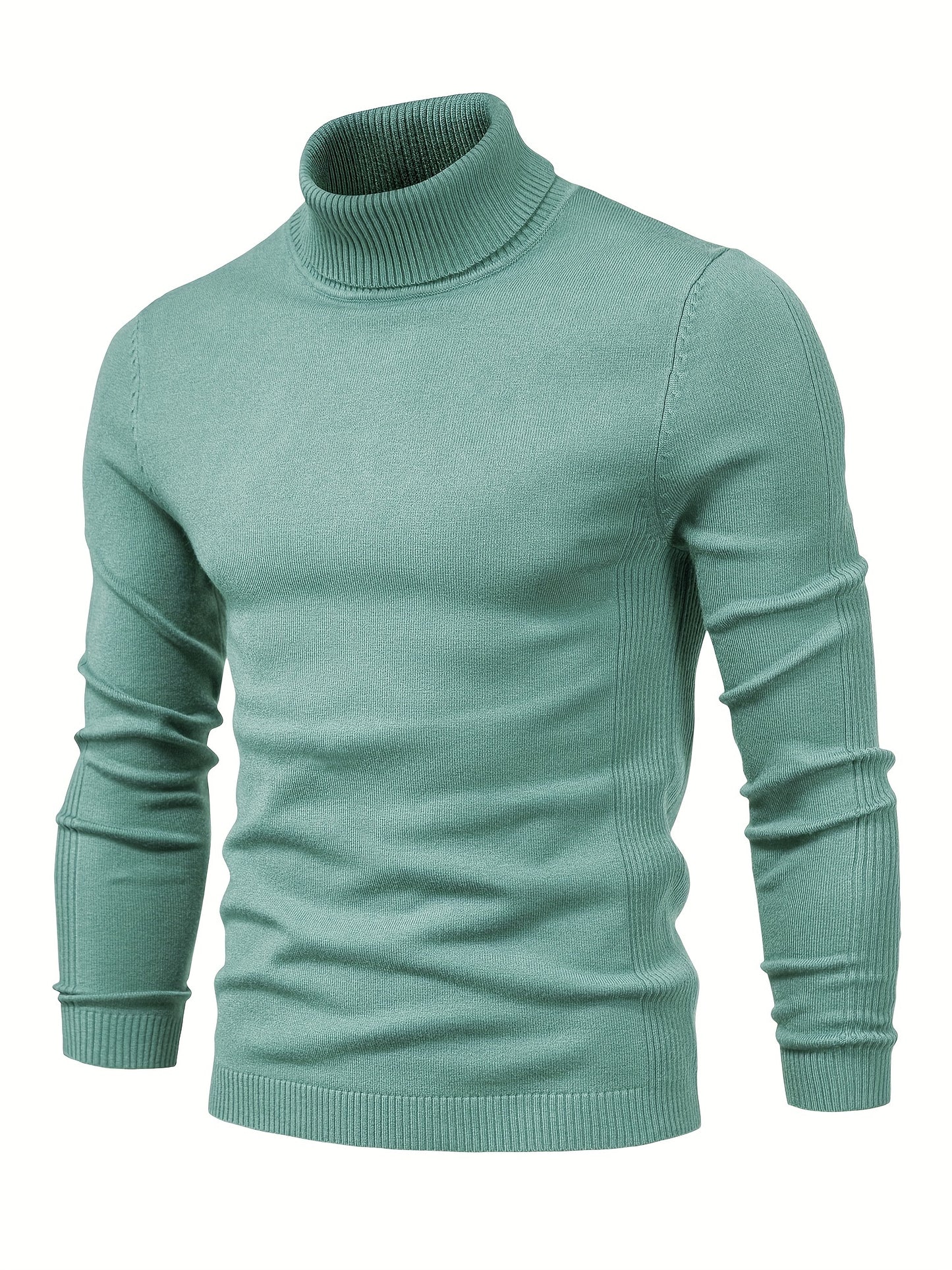gbolsos All Match Best Sellers Autumn Winter Pullover Men Solid Turtleneck Sweaters