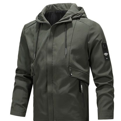 gbolsos  Men's Waterproof Zipper Sports Fashion Jacket For Autumn & Winter Outerwear