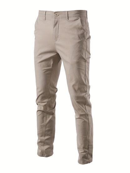 gbolsos Men's Casual Cotton Slim Pants