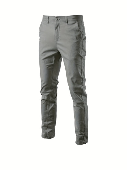 gbolsos Men's Casual Cotton Slim Pants