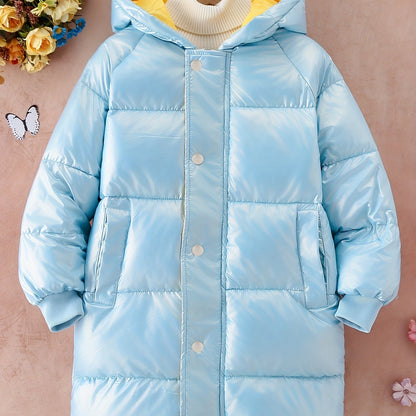 gbolsos  Boys/ Girls Winter Warm Cotton-padded Hooded Coat Outdoor Snow Suit, Teen Kids Clothing For Winter/ Fall, Gift Idea