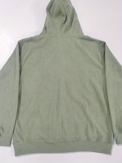 gbolsos  Zip Front Drawstring Hoodie, Casual Long Sleeve Hoodie For Spring & Fall, Women's Clothing