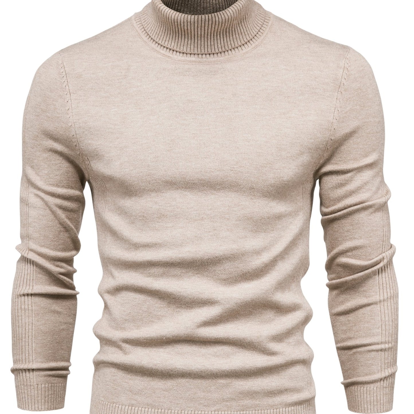 gbolsos All Match Best Sellers Autumn Winter Pullover Men Solid Turtleneck Sweaters