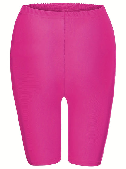gbolsosHigh Waist Short Leggings, Slim Casual Bike Shorts, Women's Clothing