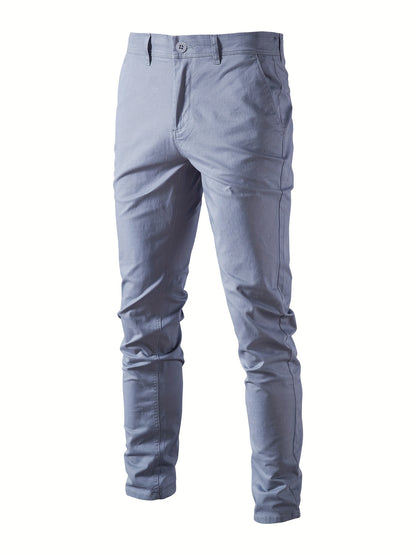 gbolsos Men's Casual Cotton Slim Pants