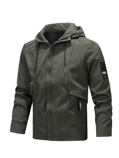 gbolsos  Men's Waterproof Zipper Sports Fashion Jacket For Autumn & Winter Outerwear