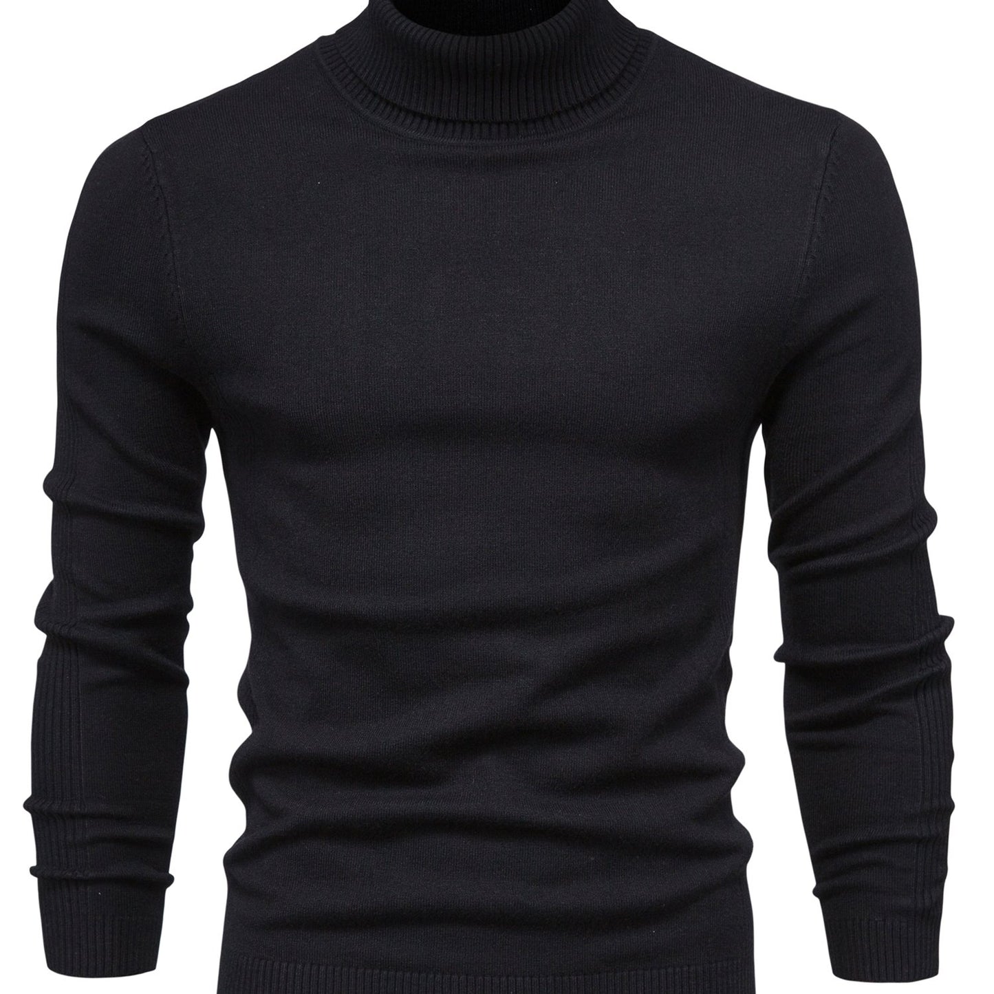 gbolsos All Match Best Sellers Autumn Winter Pullover Men Solid Turtleneck Sweaters