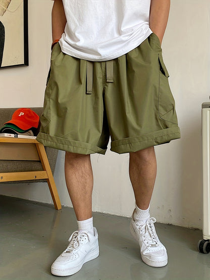 gbolsos   Men's Cargo Shorts, Summer Thin Multi-pocket Wear Casual Pants